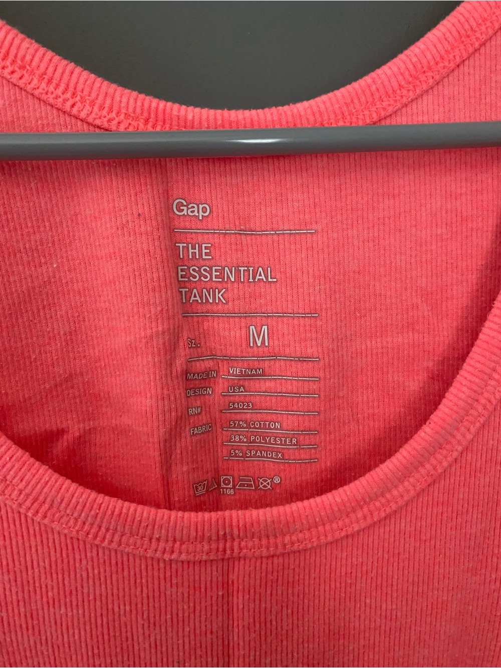 GAP Neon Pink Ribbed Tank Top - Women's - Picture 3 of 3